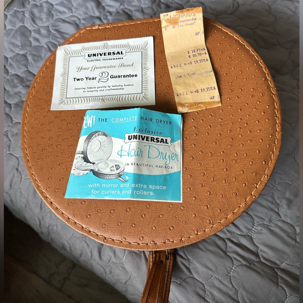 Vintage 1960’s Universal Bonnet Hair Dryer with Case